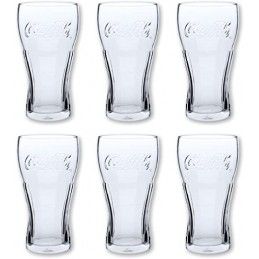 Boîte de 6 verres Coca-Cola