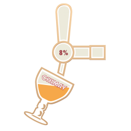 Chimay trappiste blanche 8°...