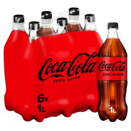 Coca-Cola Zéro (6 x 1L PET)