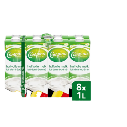 Campina Demi-Ecrémé (8 x 1L...
